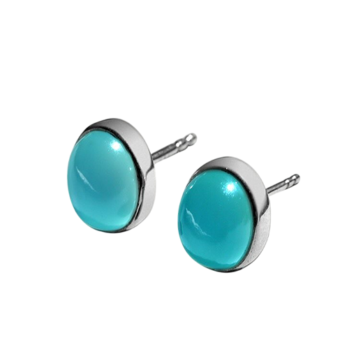 Aqua Calcidony Earrings