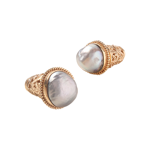 Baroque Pearl Rings