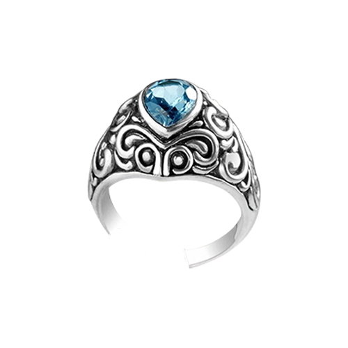 Blue Topaz Ring