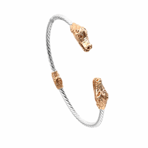 Two Tone Dragon Bracelet