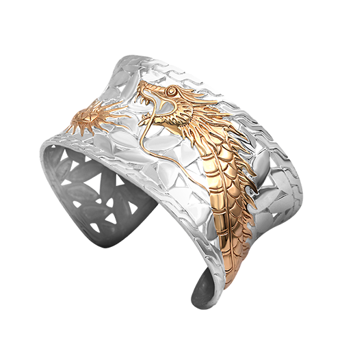 Two Tone Dragon Ring